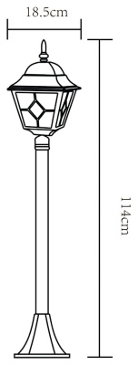Парковый светильник Arte Lamp BERLIN