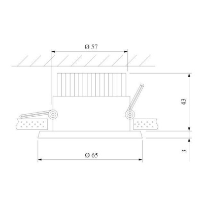 Встраиваемый светодиодный светильник Elektrostandard 25024/Led a056773