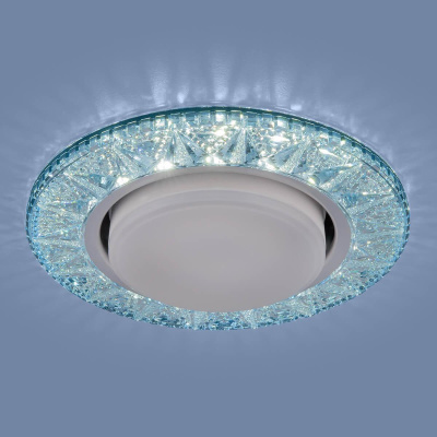 Встраиваемый светильник Elektrostandard 3022 GX53 BL лазурный a037067