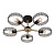 Escada 679/5P E27*60W Black/Wood