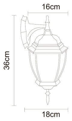 Уличный настенный светильник Arte Lamp PEGASUS