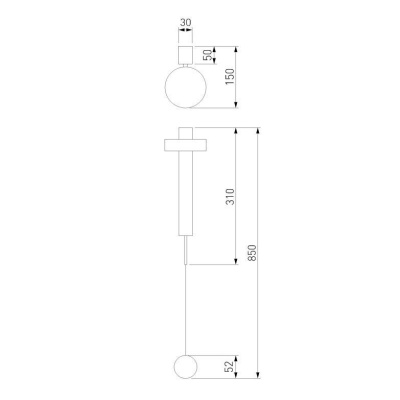 Бра Elektrostandard Orco 40112/LED черный a057590