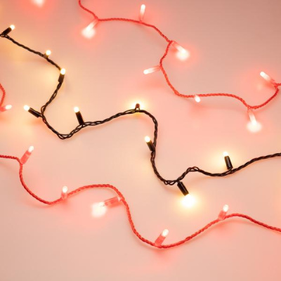 Уличная светодиодная гирлянда Ardecoled нить 230V красный ARD-String-Classic-10000-Red-100Led-Milk-STD Red 028210