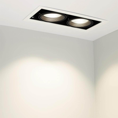 Встраиваемый светодиодный светильник Arlight CL-Kardan-S375x190-2x25W Day4000 027927