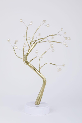 Светодиодная новогодняя фигура ЭРА ЕGNID - 36M дерево с разноцветными жемчужинами 36 LED Б0051948