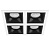 Встраиваемый светильник Lightstar Domino (214546+214507+214507+214507+214507) D54607070707