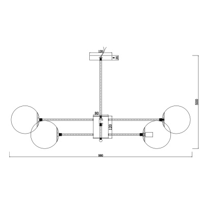 Escada 2110/12P E14*40W Satin nickel