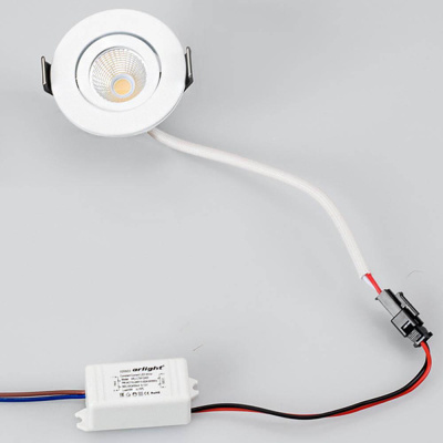 Мебельный светодиодный светильник Arlight LTM-R50WH 5W White 25deg 020754