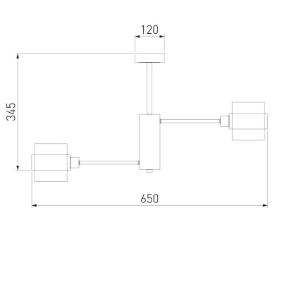 Потолочная люстра Eurosvet Arcada 70127/6 черный