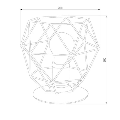 Настольная лампа TK Lighting 3061 Galaxy