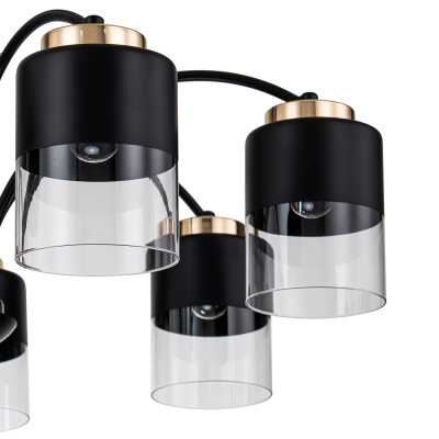 Escada 2121/7P E27*40W Black/Gold