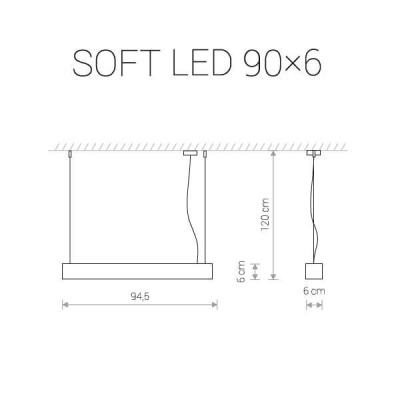 Подвесной светодиодный светильник Nowodvorski Soft Led 9546