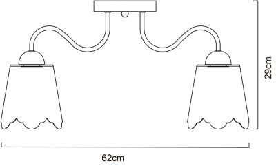 Потолочная люстра Arte Lamp JULIA