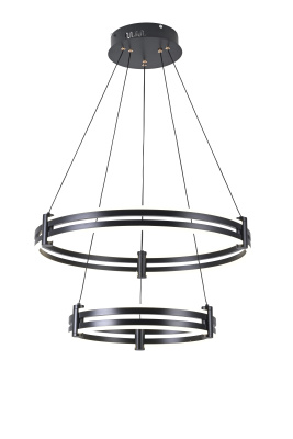 Подвесной светильник Zortes DUBLE-R ZRS.30514.09, Мощность - 125Вт, Тип лампы: LED, В -1500мм/350мм / Ш - Ø400мм+600мм