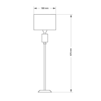 Настольная лампа Kutek Mood Artu ART-LN-1 (N)