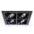 Встраиваемый светильник Arte Lamp Cardani A5930PL-4BK
