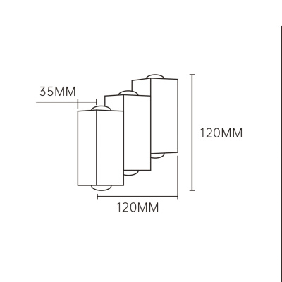 Escada 30005W/01 LED*6W IP54 Black