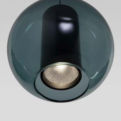 Подвесной светодиодный светильник Eurosvet Cobble 50258/1 LED бирюзовый