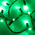 Уличная светодиодная гирлянда Ardecoled нить 230V зеленый ARD-String-Classic-10000-Black-100Led-Std Green 025800