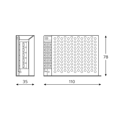 Блок питания Gauss 60W 12V IP20 BT503