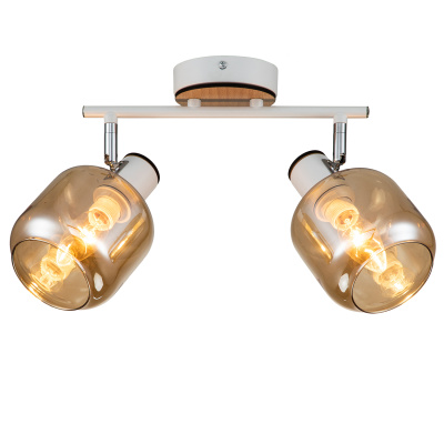 Escada 10177/2A E14*40W White/Chrome/Wood