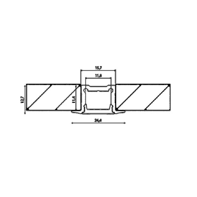 Профиль встраиваемый DesignLed LE.2613 001971