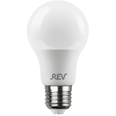Лампа светодиодная REV A60 Е27 8,5W 2700K теплый свет груша 32379 2
