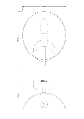 Бра Moderli Ardis V7091-1W