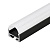 Профиль с рассеивателем Arlight SL-LINE-2011M-2500 BLACK+OPAL ROUND 027992