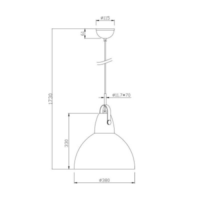 Подвесной светильник Zumaline Cande TS-110611P-CH