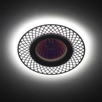 Точечный светильник ЭРА DK LD42 WH/GD Б0037382