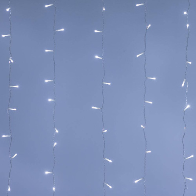 Светодиодная гирлянда Ardecoled занавес 230V белый ARD-Curtain-Home-1500X1500-Clear-144Led White 024829