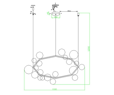 Подвесная люстра Kink Light Иона 09408-21,19