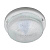 Потолочный светодиодный светильник Uniel ULO-K05A 6W/6000K/R24 IP44 White/Glass UL-00005242