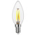 Лампа светодиодная филаментная REV С37 E14 7W DECO Premium нейтральный белый свет свеча 32487 4
