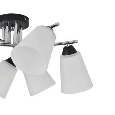 Escada 2132/6P E27*60W Black/Chrome