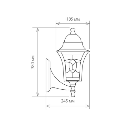 Уличный настенный светильник Elektrostandard Altair a024999