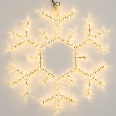 Светодиодная фигура Ardecoled Снежинка ARD-Snowflake-M5-600x600-360Led Warm 034253