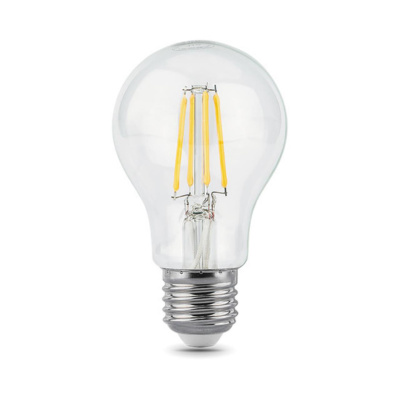 102802210-S Лампа Gauss Filament А60 10W 970lm 4100К Е27 шаг. диммирование LED 1/10/40