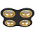 Встраиваемый светильник Lightstar Domino Quadro (214647+214603+214603+214603+214603) D64703030303