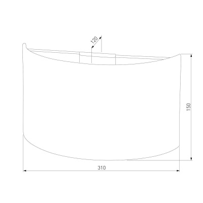 Настенный светильник TK Lighting 3319 Rondo White