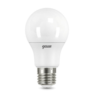 102502110 Лампа Gauss LED A60 10W E27 880lm  3000K 1/10/50