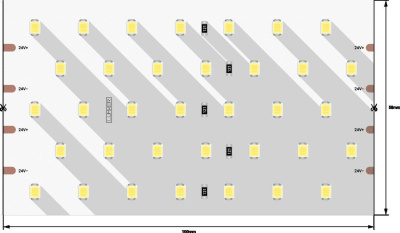 Светодиодная лента Lumker 31W/m 350LED/m 2835SMD нейтральный белый 2,5M 003153