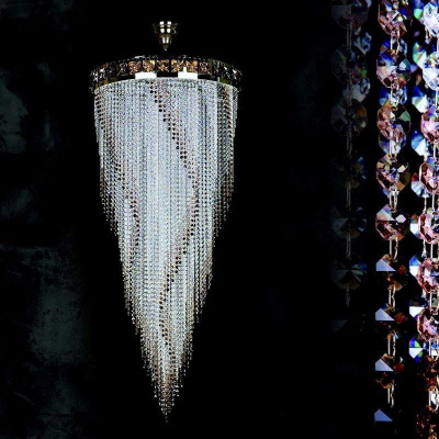 Каскадная люстра Artglass Flame 700x1600 CE