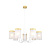 Escada 1172/7P E14*40W White/Wood