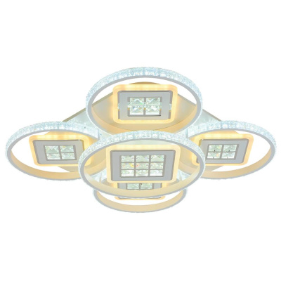 Потолочная светодиодная люстра Profit Light 8053/4+1 WHT