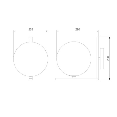 Бра Eurosvet Shape 70131/1 латунь