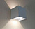 Уличный настенный светодиодный светильник Kink Light Куб 08585,01(3000K)