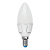 Лампа светодиодная диммируемая Uniel E14 6W 3000K матовая LED-C37-6W/WW/E14/FR/DIM PLP01WH UL-00000690