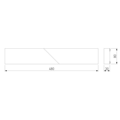 Настенный светодиодный светильник Elektrostandard Snip 40107/LED белый a055429